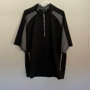 Mens FootJoy FJ windshirt short sleeve 1/2 zip pullover. Size L. Bright …